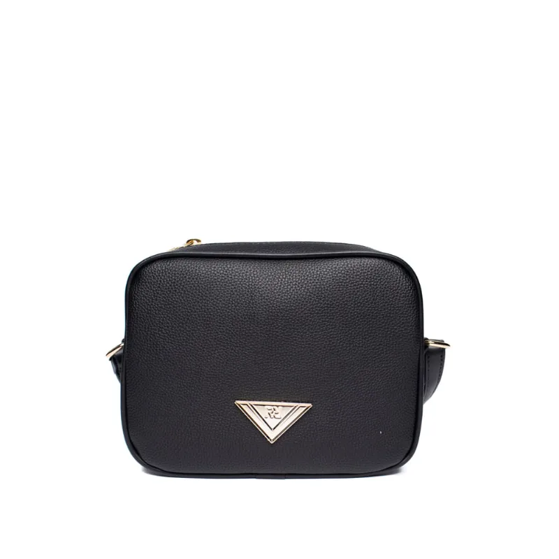 Mini Bolsa Feminina Rafitthy Transversal Divisória Preto - U