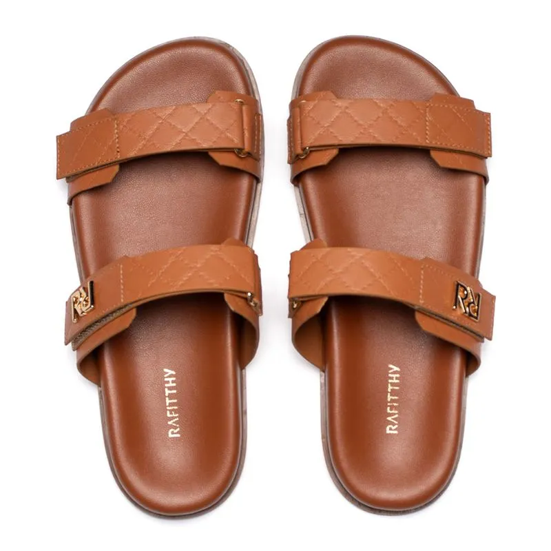 Chinelo Slide Feminino Rafitthy Flatform Burnished - 38