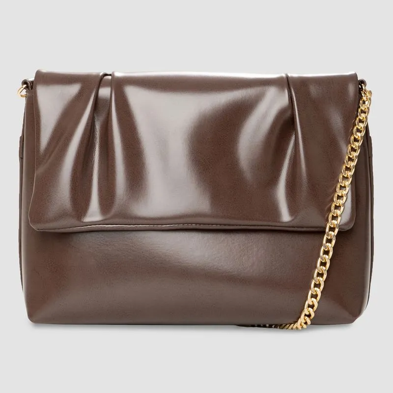Bolsa Laila Tiracolo Pequena Marrom U