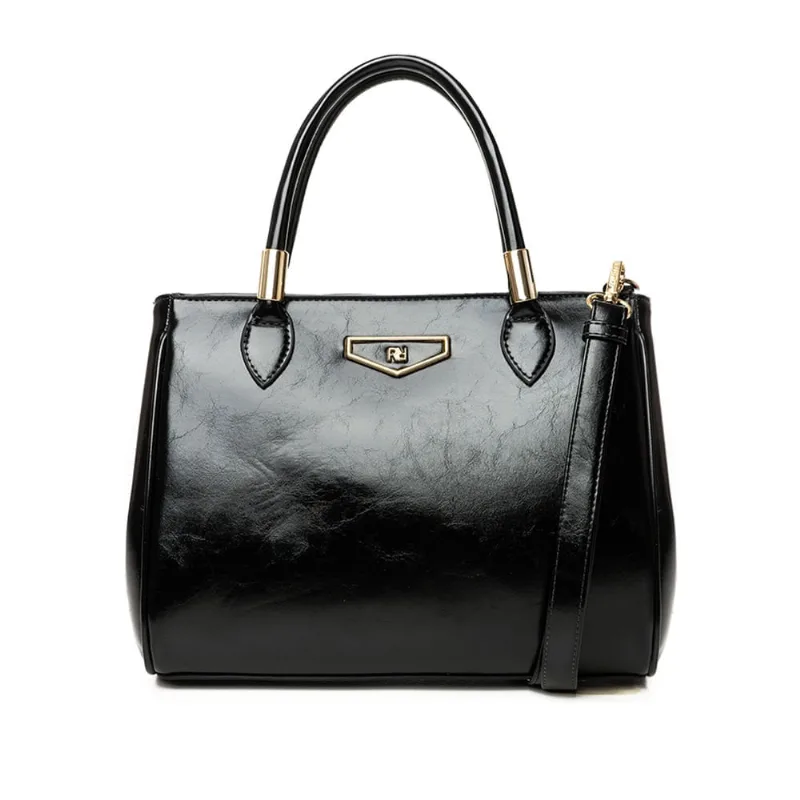 Bolsa Feminina Rafitthy Tote Estruturada Média Preto - U