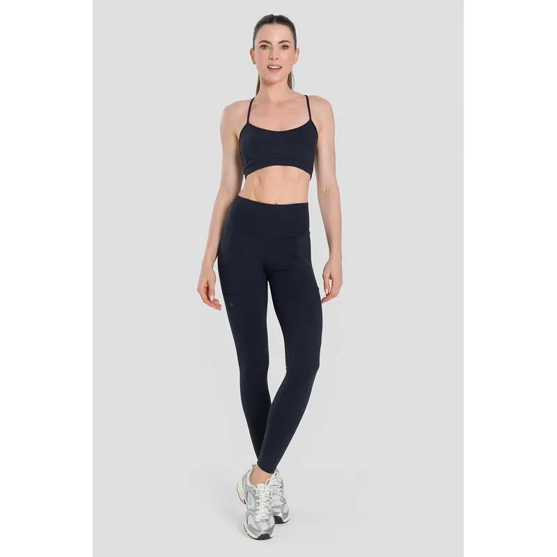 LEGGING IMPACT COM BOLSOS ADULTO - PRETO GG