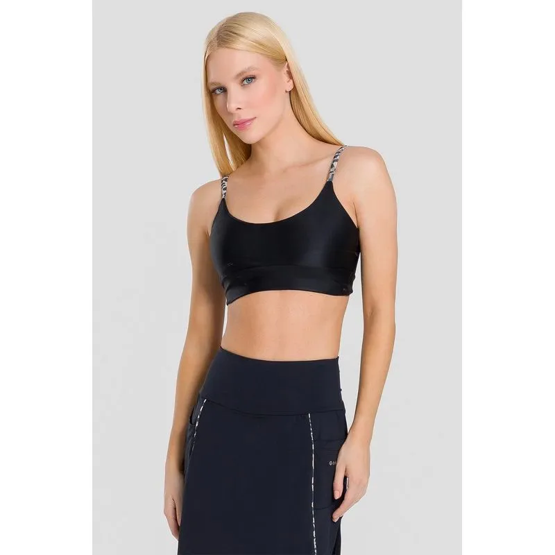TOP LEO STRING COM BOJO REMOVÍVEL ADULTO - PRETO GG