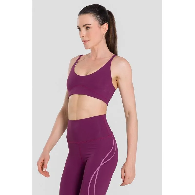 TOP FLEX SCULPT COM BOJO REMOVÍVEL ADULTO - MALBEC GG/XL