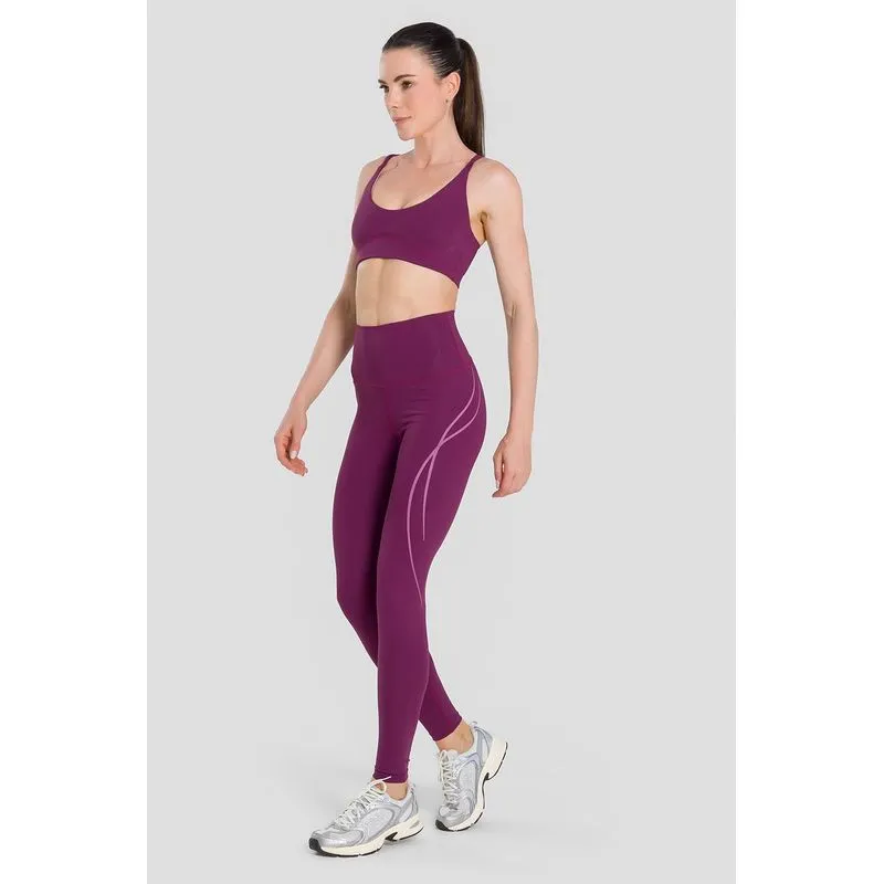 LEGGING FLEX SCULPT ADULTO - MALBEC GG/XL