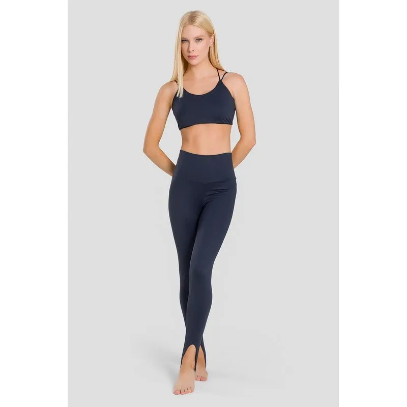 LEGGING EMANA COM ALÇA NO PÉ ADULTO - PRETO G