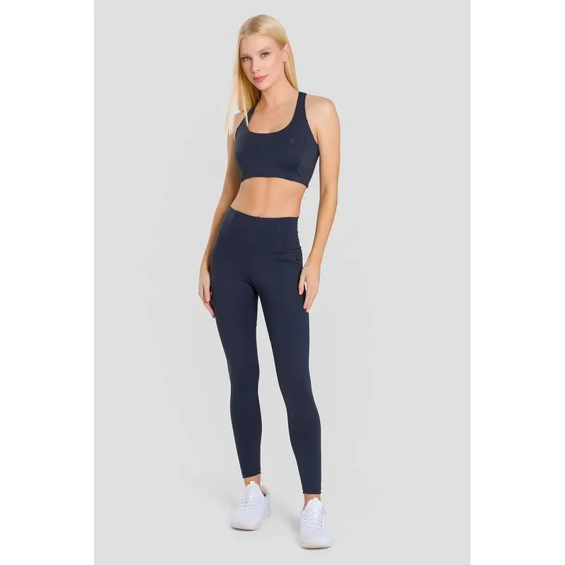 LEGGING EMANA SLIM COM BOLSO NO CÓS ADULTO - PRETO G