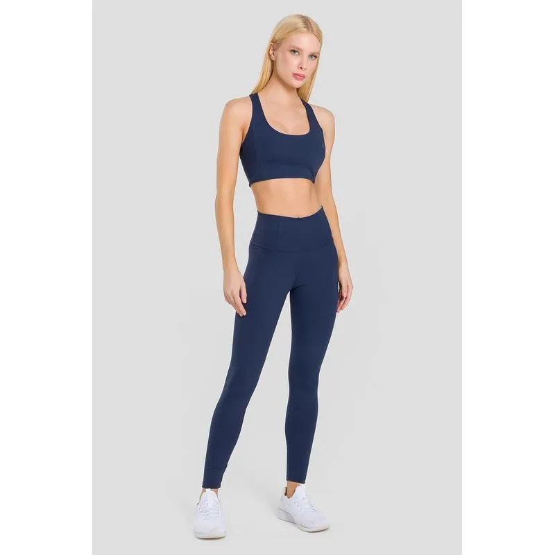 LEGGING EMANA SLIM COM BOLSO NO CÓS ADULTO - MARINHO M