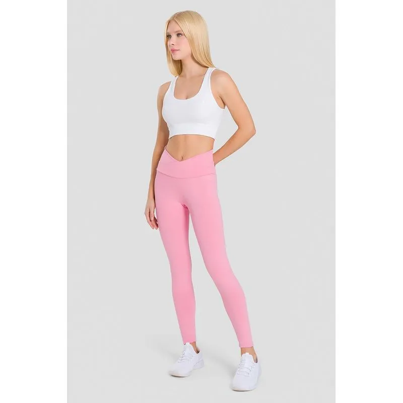 LEGGING ADAPT TRANSPASSE COM BOLSO NO CÓS ADULTO - FLAMINGO GG
