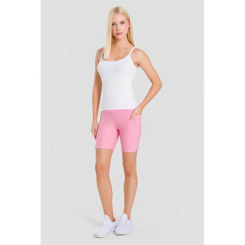 SHORTS ADAPT COM BOLSOS ADULTO - FLAMINGO M