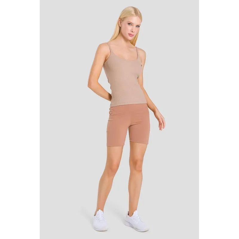 SHORTS ADAPT COM BOLSOS ADULTO - CANELA P