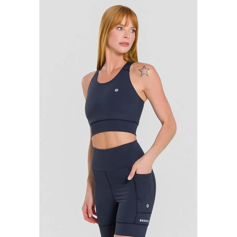 TOP EMANA RUNNING ADULTO - PRETO GG