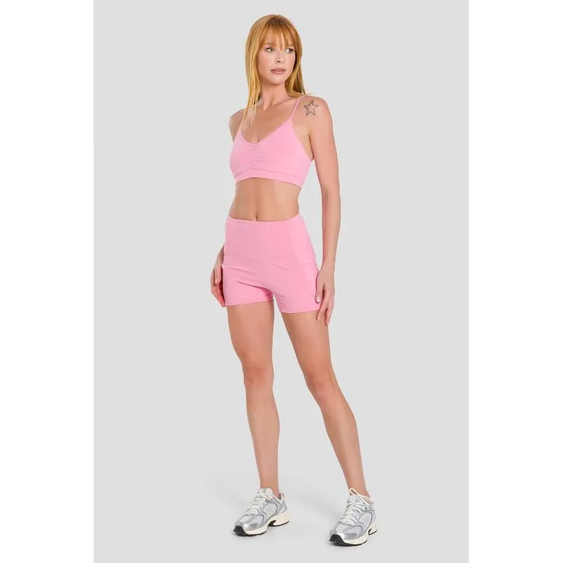 SHORTS ADAPT SCULPT COM BOLSOS ADULTO - FLAMINGO GG