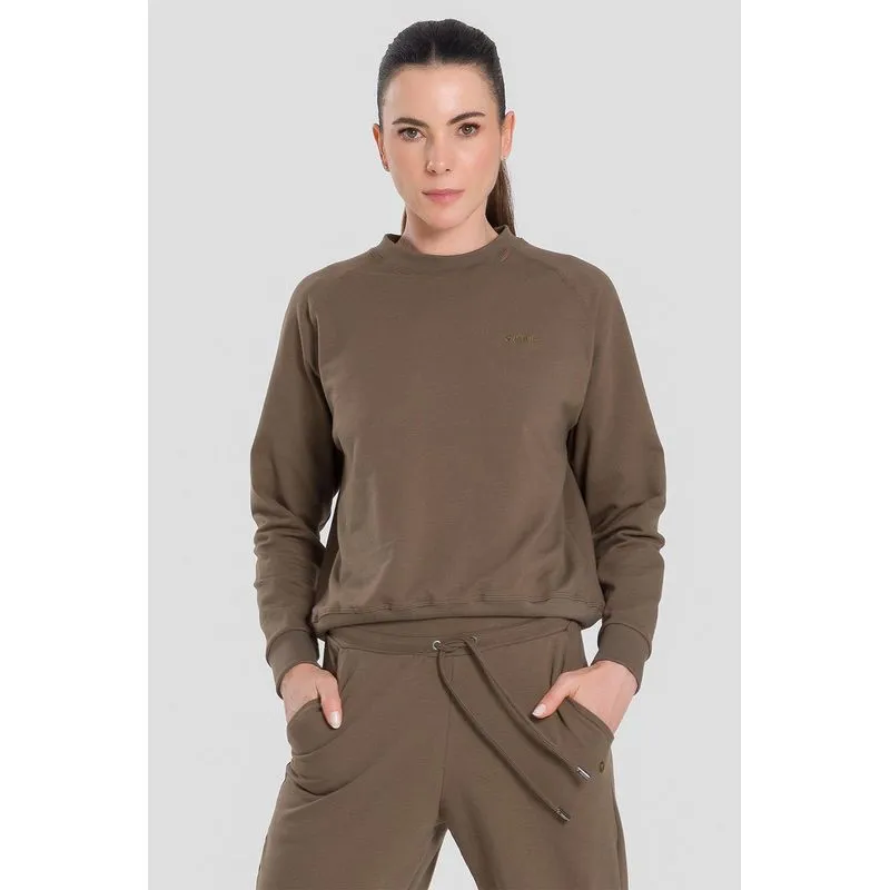 BLUSA SOFT COMFY ADULTO - NOGAL GG/XL