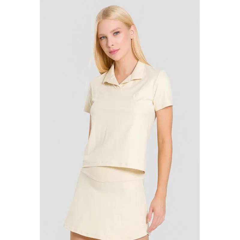 BLUSA POLO COURT ADULTO - VANILLA GG/XL