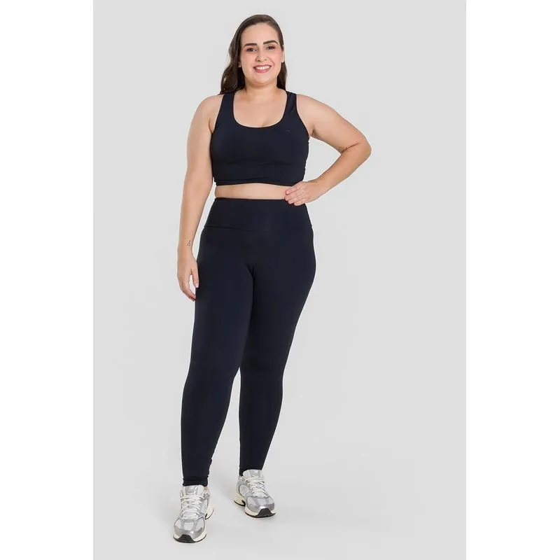 LEGGING PLUS COMFORT FLY PLUS SIZE - PRETO M