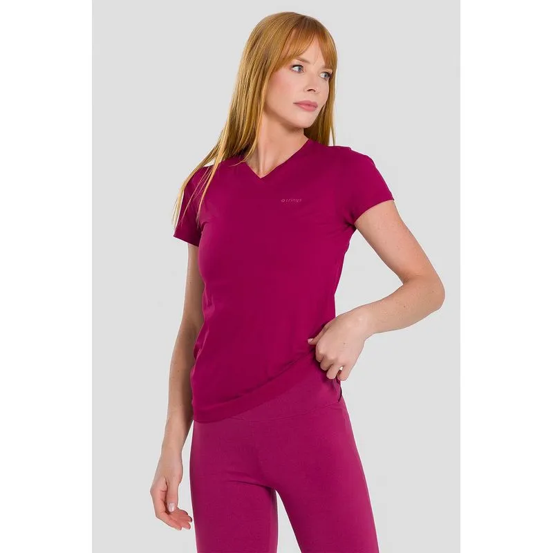 T-SHIRT BIO RECORTE ADULTO - BORGONHA P/S