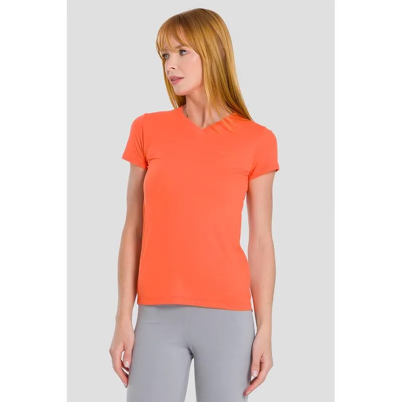T-SHIRT BIO RECORTE ADULTO - LARANJA ELÉTRICO P/S
