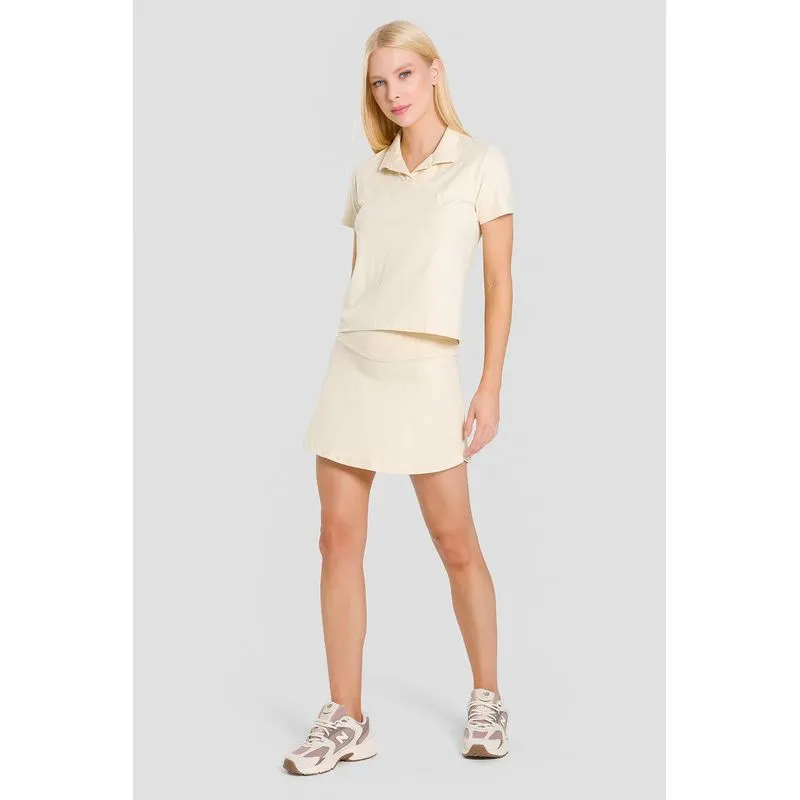 SAIA-SHORTS COURT COM BOLSO ADULTO - VANILLA/BASE G/L