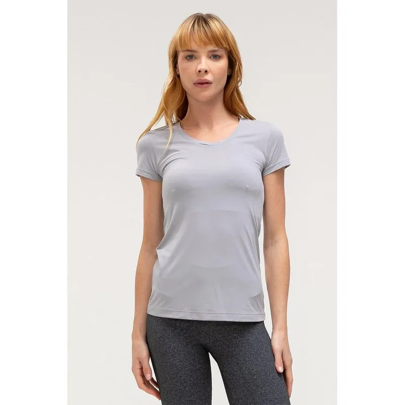 T-SHIRT ECO DRY - ESSENTIALS 26 - CINZA LOFT P