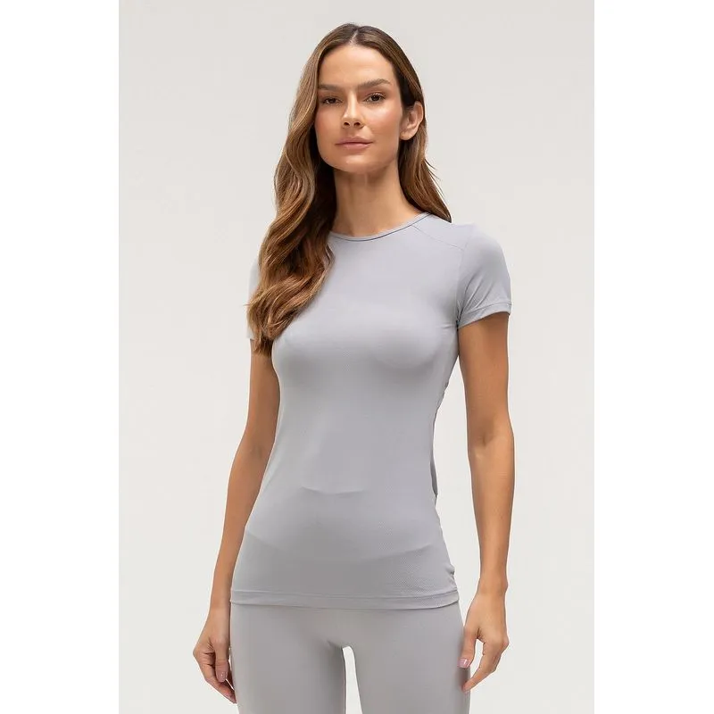 T-SHIRT ECO DRY ACTIVE - ESSENTIALS 26 - CINZA LOFT G