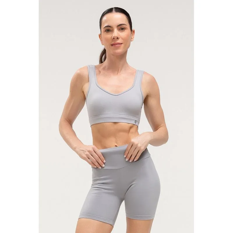 TOP FECHO HIGH COMPRESSION BOJO REMOVÍVEL - ESSENTIALS 26 - CINZA LOFT G