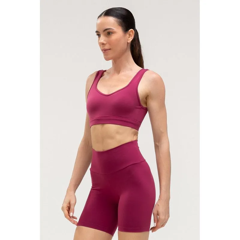 TOP FECHO HIGH COMPRESSION BOJO REMOVÍVEL - ESSENTIALS 26 - BORGONHA GG