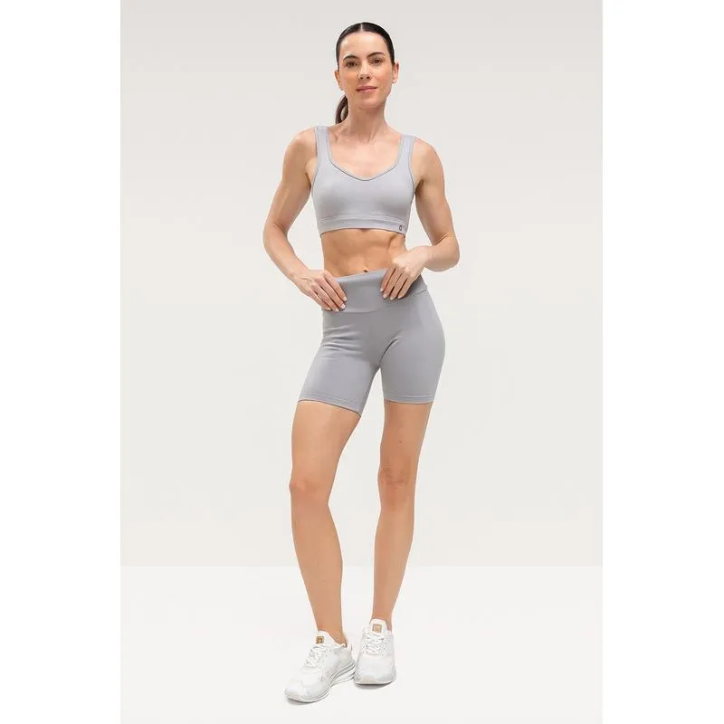 SHORTS INTERMEDIÁRIO HIGH COMPRESSION - ESSENTIALS 26 - CINZA LOFT GG