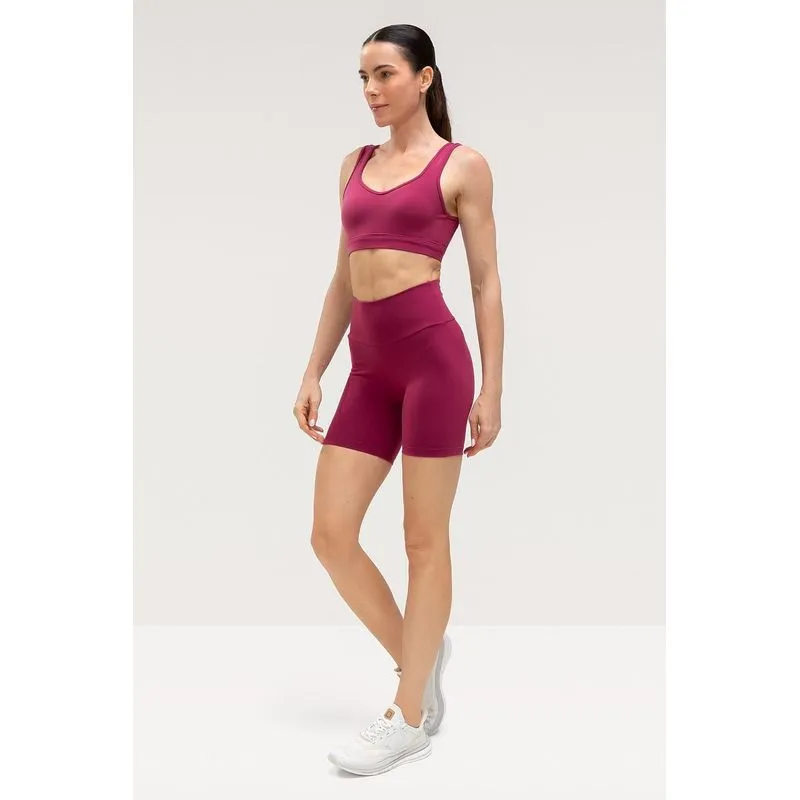 SHORTS INTERMEDIÁRIO HIGH COMPRESSION - ESSENTIALS 26 - BORGONHA P