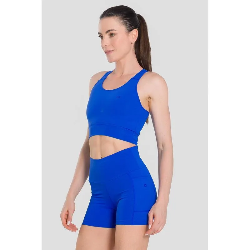 TOP FLEX RUNNING COM BOJO REMOVÍVEL ADULTO - AZUL LIBERT GG