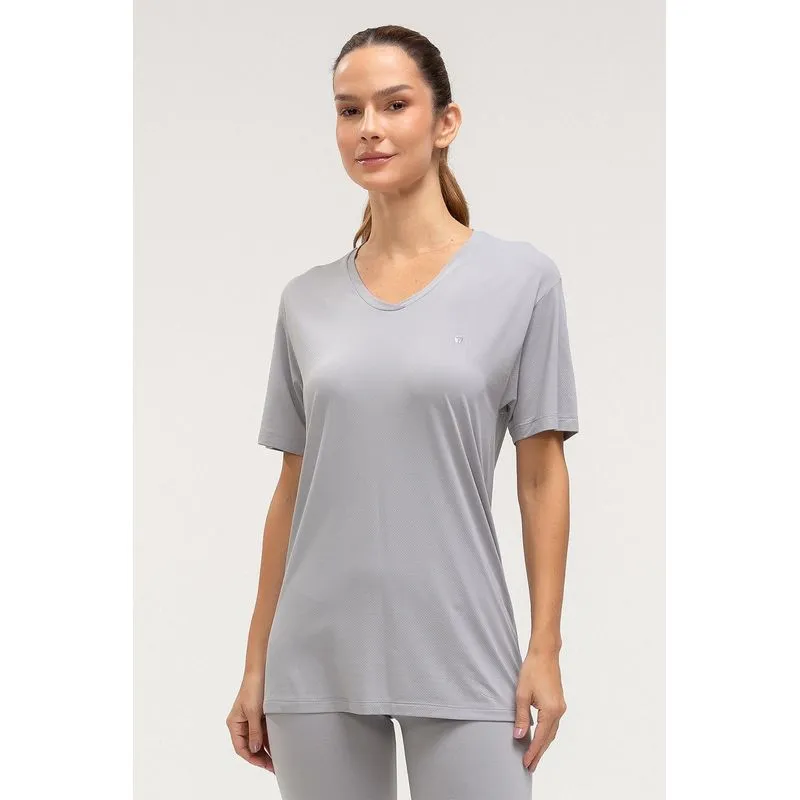 T-SHIRT ECO DRY SHAPE - ESSENTIALS 26 - CINZA LOFT G