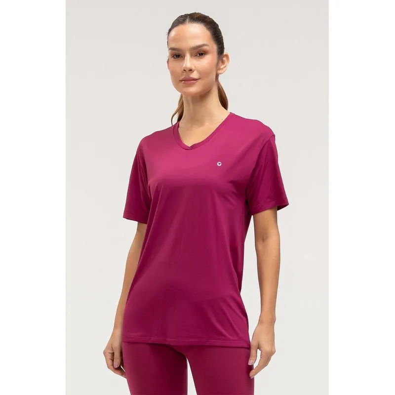 T-SHIRT ECO DRY SHAPE - ESSENTIALS 26 - BORGONHA M