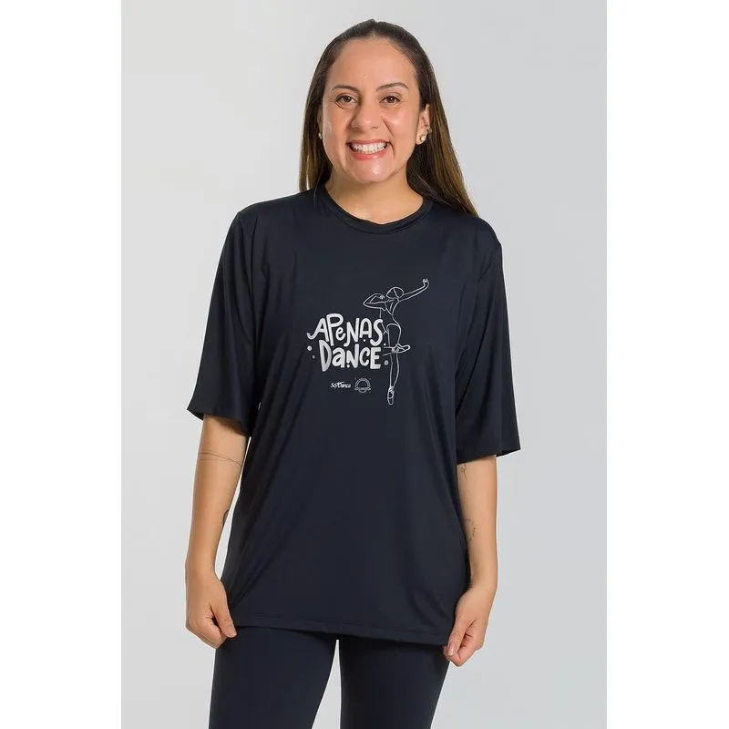 CAMISETA MUNDO BAILARINÍSTICO ADULTO - PRETO GG