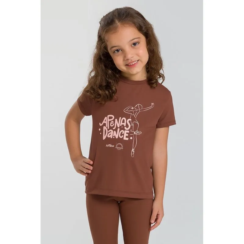 CAMISETA MUNDO BAILARINÍSTICO INFANTIL - CACAU Cacau G