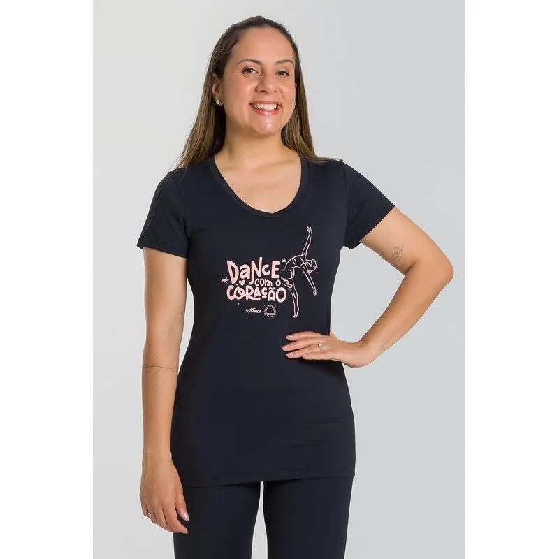BLUSA MUNDO BAILARINÍSTICO ADULTO - PRETO PP
