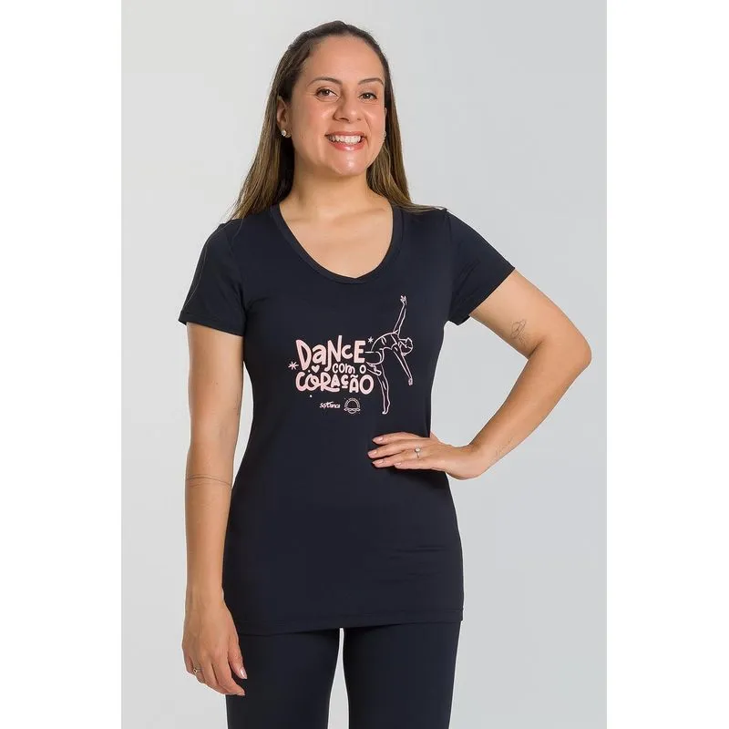 BLUSA MUNDO BAILARINÍSTICO ADULTO - PRETO M