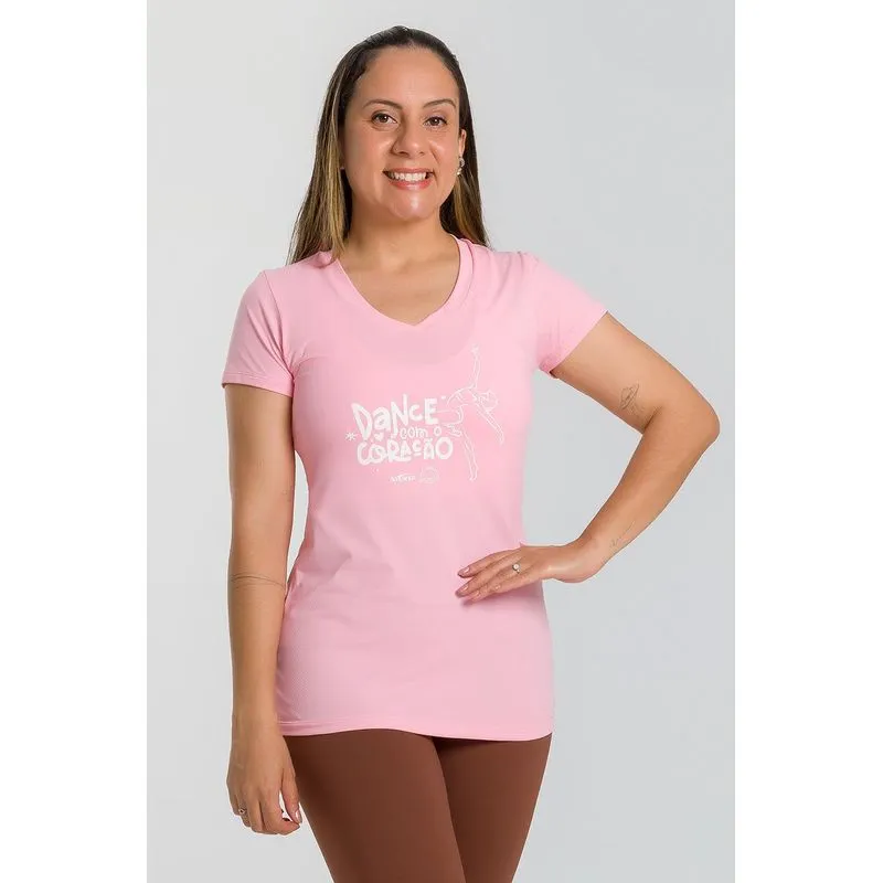 BLUSA MUNDO BAILARINÍSTICO ADULTO - FLAMINGO PP