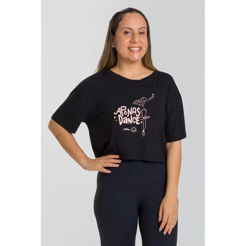 BLUSA MUNDO BAILARINÍSTICO ADULTO - PRETO PP