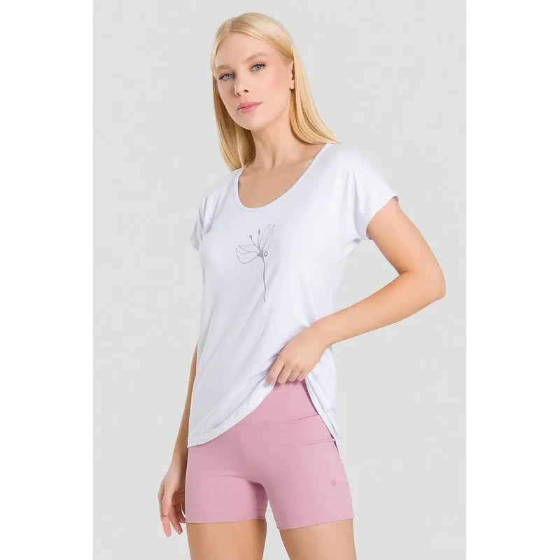 BLUSA FLUIDITY PETAL ADULTO - BRANCO G