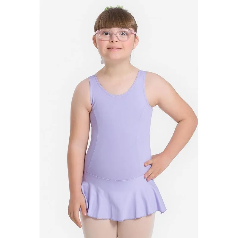 COLLANT C/ SAIA LARA INFANTIL - CLASSIC 26/27 (TAM. 2-4-6) LILAS CLARO 4