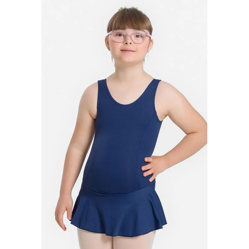COLLANT C/ SAIA LARA INFANTIL - CLASSIC 26/27 (TAM. 2-4-6) MARINHO 4