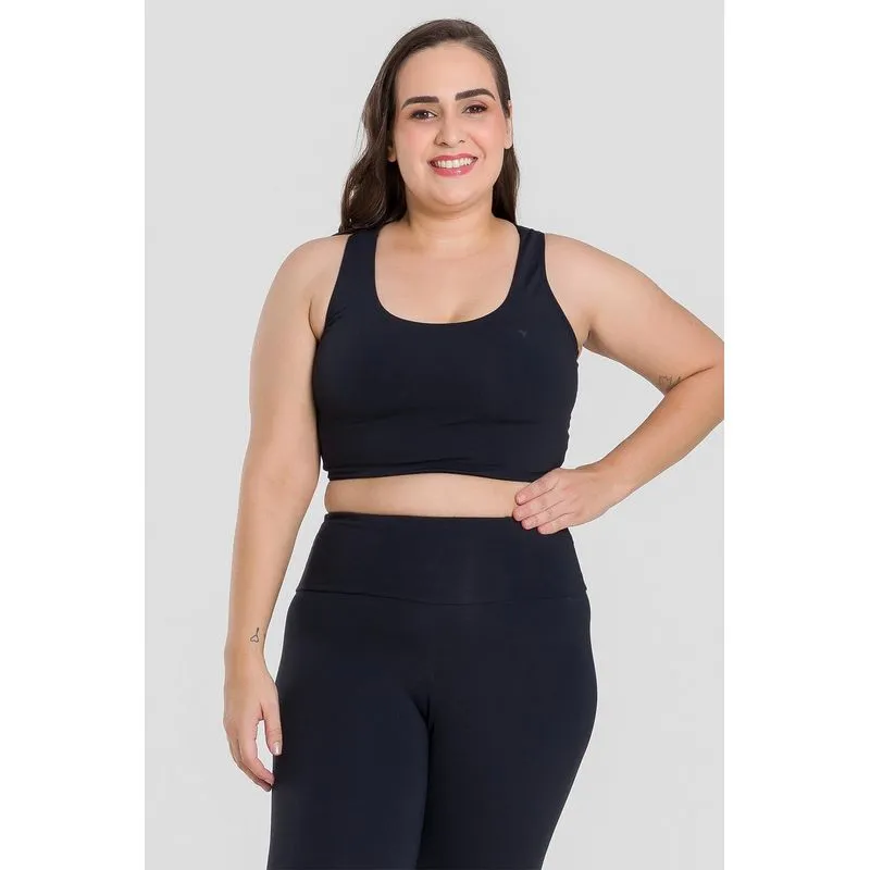 TOP PLUS COMFORT FLY PLUS SIZE - PRETO P