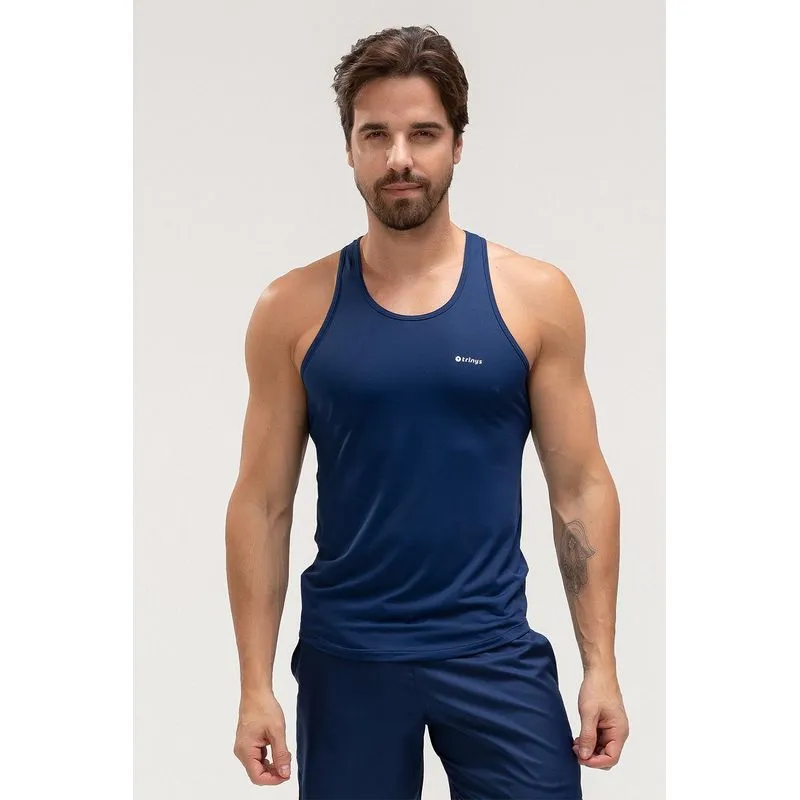 CAMISETA REGATA BIO MASCULINA - ESSENTIALS 26 - MARINHO G