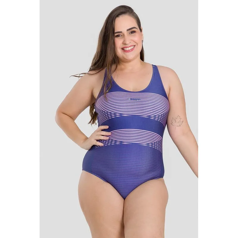 MAIÔ FECHADO NAS COSTAS PLUS SIZE - SL2661 G