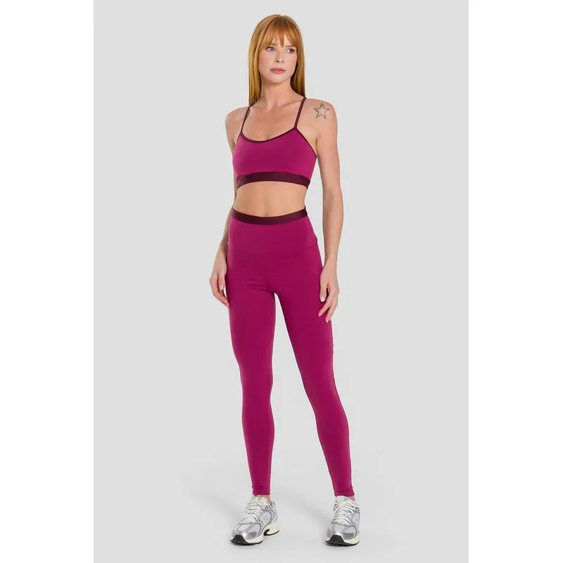 LEGGING LUMI HIGH COMPRESSION ADULTO - BORGONHA GG/XL
