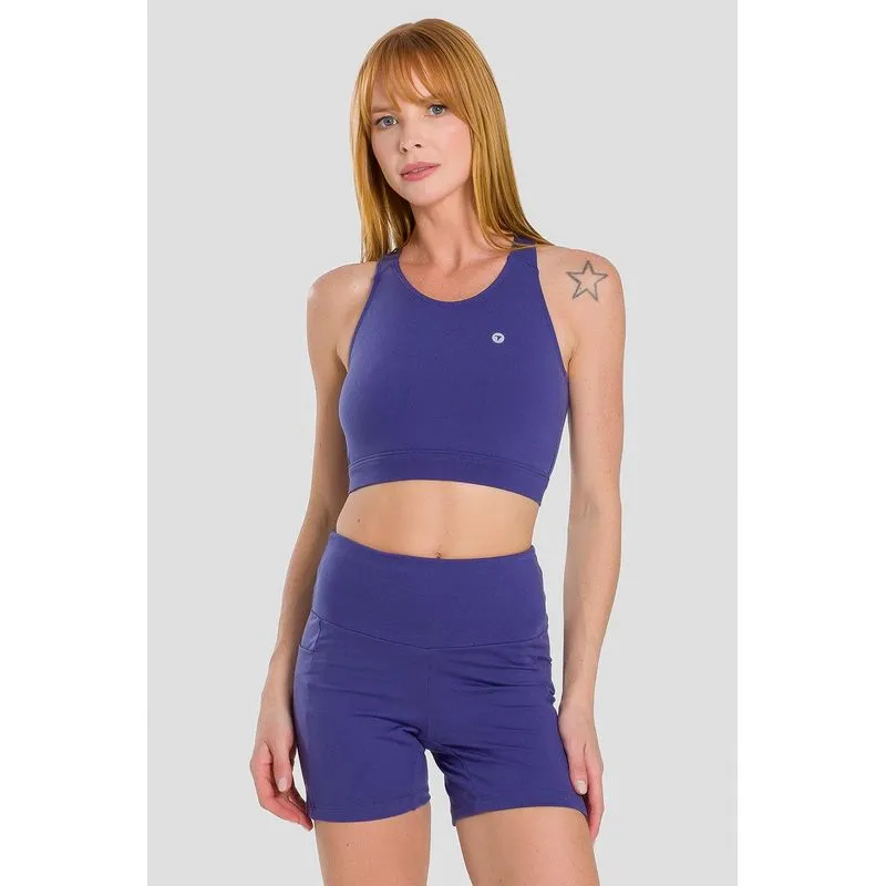 TOP HIGH COMPRESSION RUNNING COM BOJO REMOVÍVEL ADULTO - DUSK GG/XL