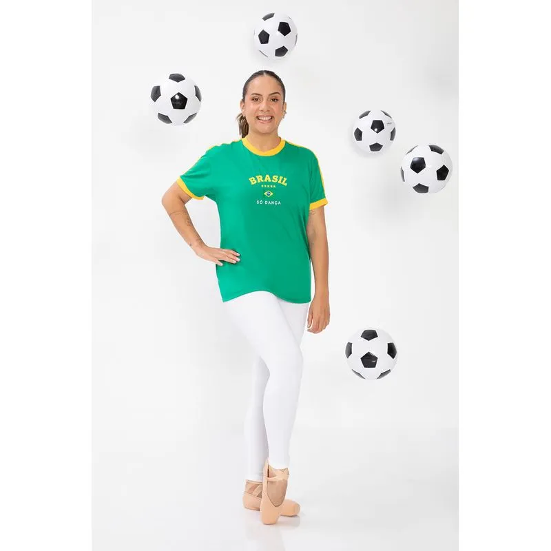 CAMISETA BRASIL ADULTO - VERDE GG/XL