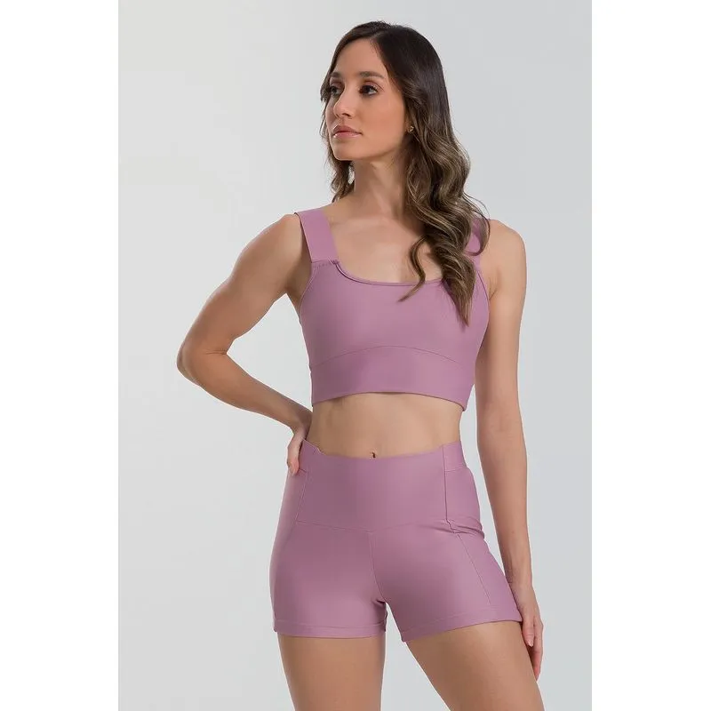 SHORTS LAIS ACTIVE 26/27 - ORQUÍDEA G