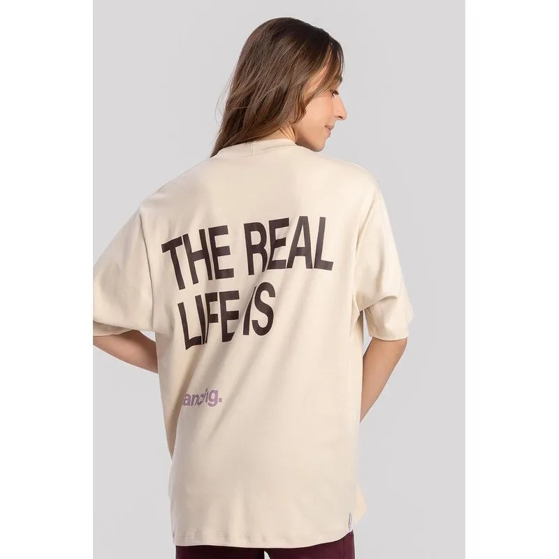 CAMISETA REAL LIFE ACTIVE 26/27 - VANILLA M