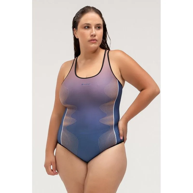 MAIO PLUS DUPLA FACE FECHADO NAS COSTAS - SWIMWEAR 26/27 - SL2773/MARINHO P/S