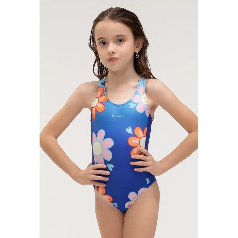 MAIÔ FECHADO NAS COSTAS INFANTIL - SWIMWEAR 26/27 - SL2806 P/S